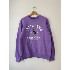 OVO October's Very Own Drake Owl Purple Sweatshirt - Medium